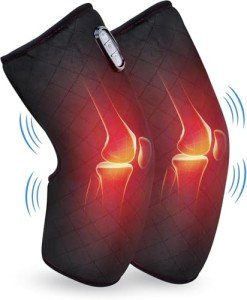 Heated Knee Massager for Pain Relief and Comfort