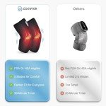 Heated Knee Massager for Pain Relief and Comfort