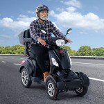 Heavy Duty 4-Wheel Mobility Scooter for Adults