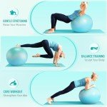 Sportneer Extra Thick 25.6" Anti-Burst Exercise Ball