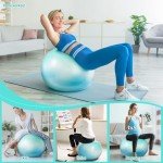 Sportneer Extra Thick 25.6" Anti-Burst Exercise Ball