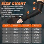 Compression Arm Sleeve with Gauntlet for Arthritis Relief
