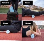 Light Blue Foam Massage Roller for Deep Tissue Relief