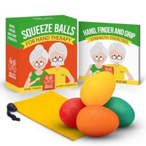 Hand Exercise Balls for Arthritis - Set of 4