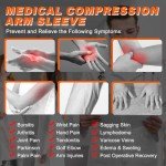 Compression Arm Sleeve with Gauntlet for Arthritis Relief
