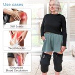 Heated Knee Massager for Pain Relief and Comfort