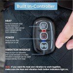 Heated Knee Massager for Pain Relief and Comfort