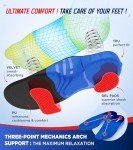 High Arch Support Orthotic Insoles for Pain Relief