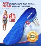 High Arch Support Orthotic Insoles for Pain Relief