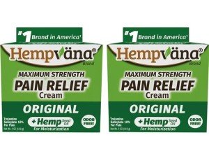 Hempvana Maximum Strength Pain Relief Cream, 2-Pack