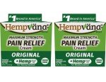 Hempvana Maximum Strength Pain Relief Cream, 2-Pack