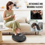 Snailax Heated Shiatsu Foot Massager for Pain Relief