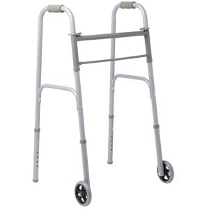 Lightweight Folding Walker with 5” Wheels