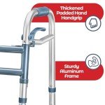 Lightweight Aluminum Walker with Wheels for Seniors