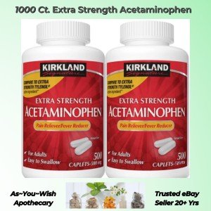 Kirkland Extra Strength Acetaminophen 500mg Pain Relief