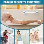 Reyiu Heavy Duty Shower Grab Bars (2 Pack)