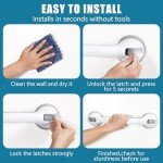 Reyiu Heavy Duty Shower Grab Bars (2 Pack)