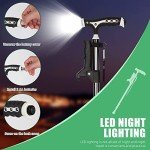 Adjustable Heavy-Duty Rolling Cane with LED Light
