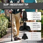 Foldable Walking Stick with Wrist Strap - Lightweight & Sturdy