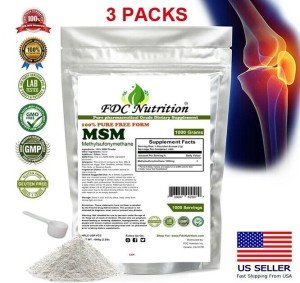 MSM Powder for Joint Pain Relief – 3 Pack