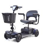 Lightweight Blue Electric Scooter for Easy Mobility