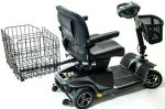Sturdy Folding Rear Basket for Mobility Scooters