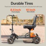 Superhandy 4-Wheel Mobility Scooter for Adults