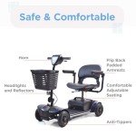 Lightweight Blue Electric Scooter for Easy Mobility