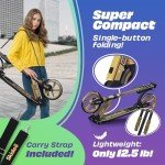 Skidee Scooter for Adults and Teens - Adjustable & Lightweight