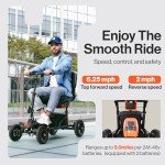 Superhandy 4-Wheel Mobility Scooter for Adults