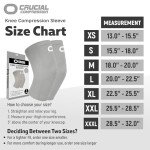 Non-Slip Compression Knee Sleeve for Pain Relief