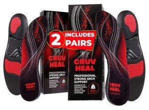 Heavy Duty Orthotic Insoles for Plantar Fasciitis
