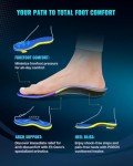 High Arch Support Insoles for Pain Relief
