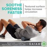 Gaiam Restore Textured Foam Roller for Muscle Relief