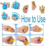 Finger Therapy Squeeze Balls for Wrist Relief - Set of 4