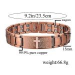 Men's Adjustable Magnetic Copper Bracelet Gift
