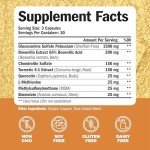 Glucosamine Chondroitin Turmeric Joint Support Capsules