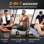 AVCOO Rechargeable 3-in-1 TENS Pain Relief Unit