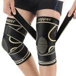 Copper Knee Braces for Pain Relief (2 Pack)