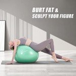 Professional Anti-Burst Exercise Ball - 65CM Mint