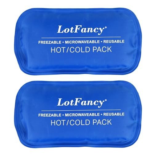 LotFancy 2-Pack Reusable Gel Ice Packs