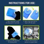 Reusable Hot and Cold Gel Pack Set