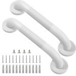 Handicap Shower Grab Bar – 2 Pack 12 Inch