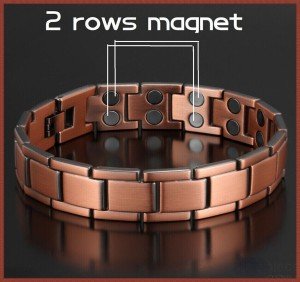 Men's Copper Magnetic Therapy Bracelet for Arthritis Recovery