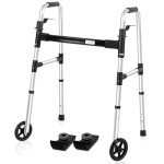 Lightweight Folding Walker for Seniors and Adults