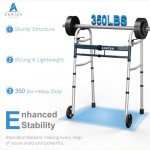 Lightweight Adjustable Walker with Storage Bag