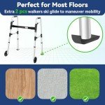 Lightweight Folding Walker for Seniors and Adults