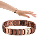 Men's Copper Magnetic Therapy Bracelet for Arthritis Recovery