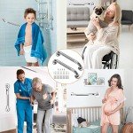 Rockgoya 12-Inch Shower Grab Bar - 2 Pack