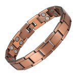 Men's Copper Magnetic Therapy Bracelet for Arthritis Recovery